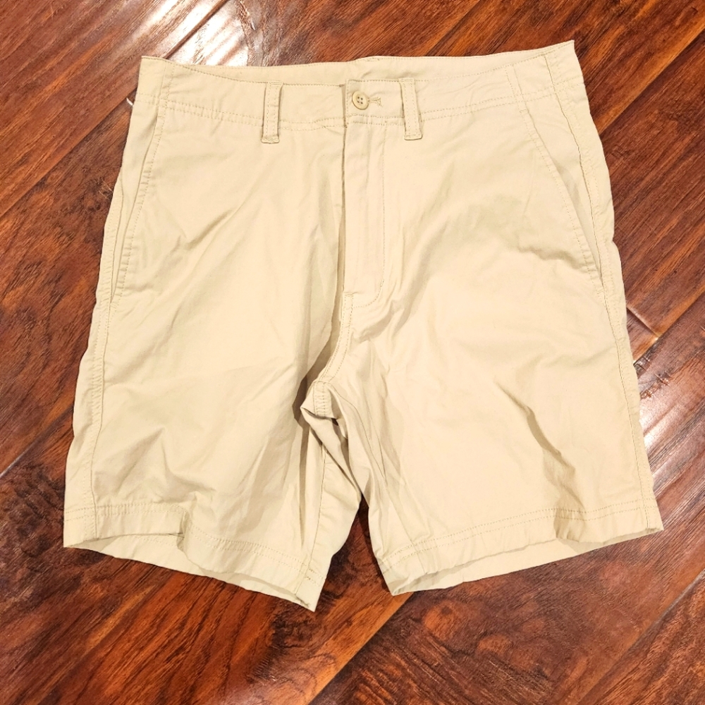 Duck Head Cream Flat Front Shorts